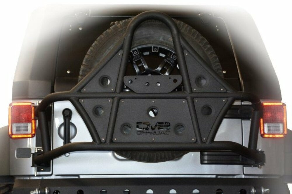 DV8 Offroad TCSTTB-01 Tire Carrier Fits 07-18 Wrangler (JK) Wrangler (JL)