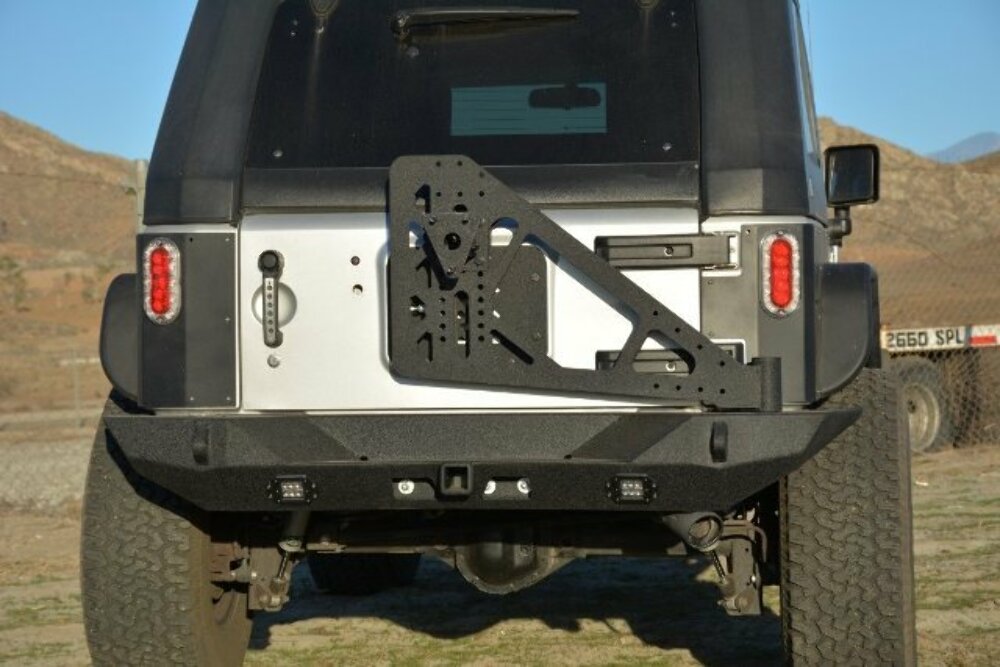 DV8 Offroad TCSTTB-06 Tire Carrier Fits 07-18 Wrangler (JK) Wrangler (JL)