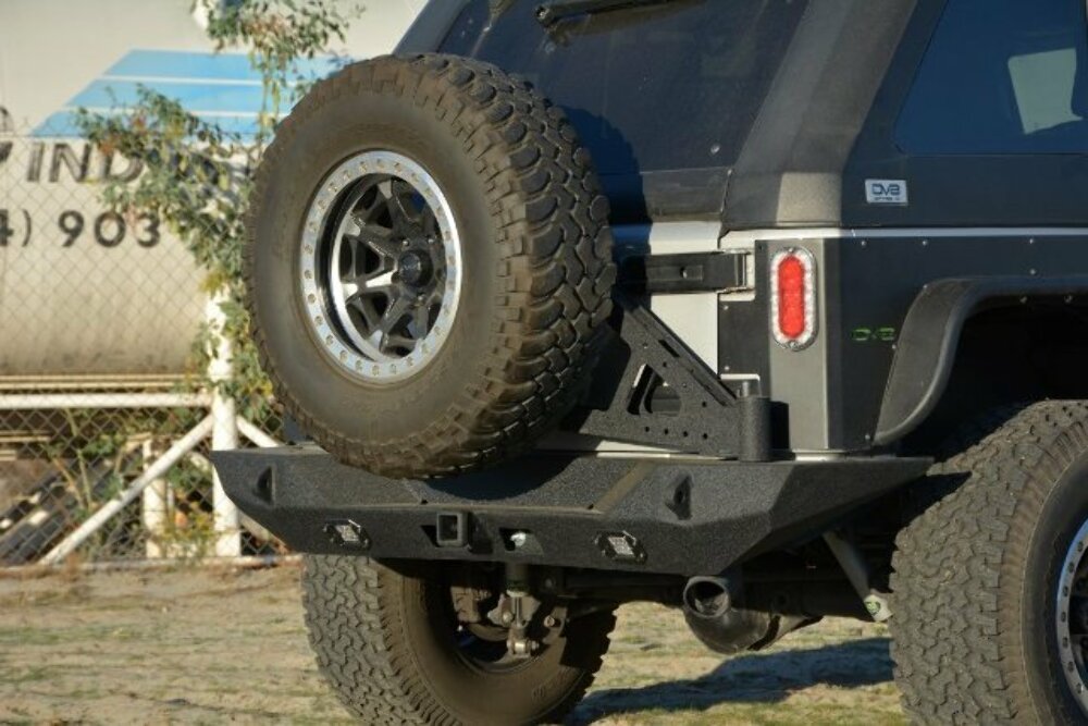 DV8 Offroad TCSTTB-06 Tire Carrier Fits 07-18 Wrangler (JK) Wrangler (JL)