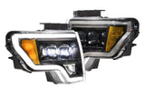 Morimoto LF506-ASM Gloss Black Projector LED Headlights For 2009-2012 F-150