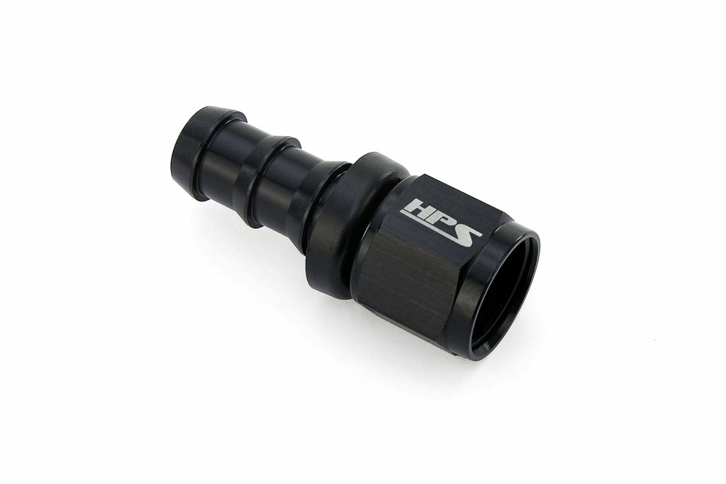 HPS 150-0012 Push-On Hose End Aluminum Straight