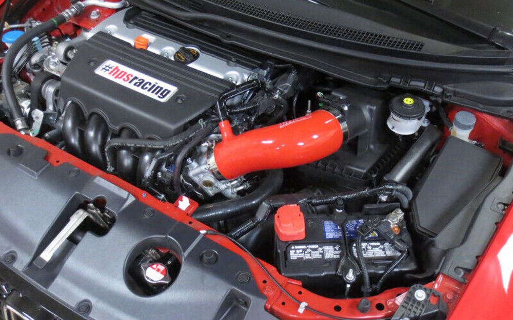 HPS 17838-RED-1 Red Silicone Intake Hose For 2013-2015 ILX 2.4L