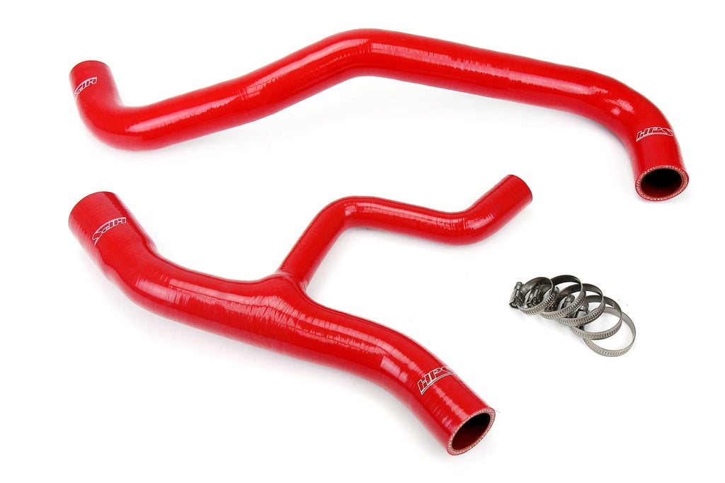 HPS 57-1012-RED Red Silicone Radiator Hose For 2002-2004 Mustang GT