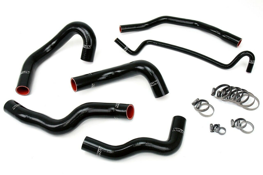 HPS 57-1013-BLK Black Silicone Radiator Hose For 2005-2006 Mustang V8