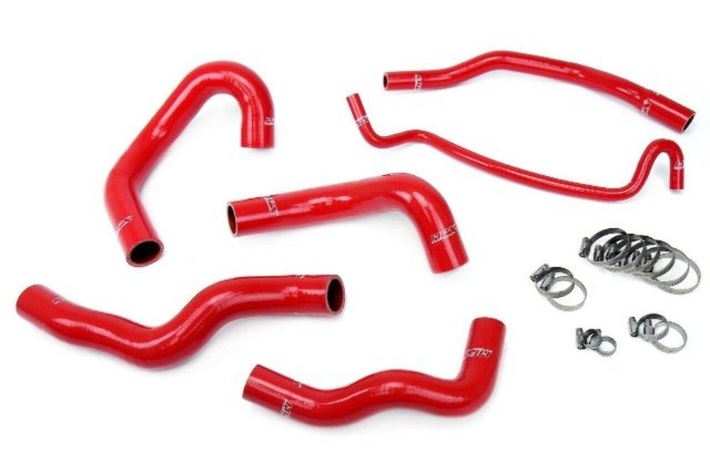 HPS 57-1013-RED Red Silicone Radiator Hose For 2005-2006 Mustang V8