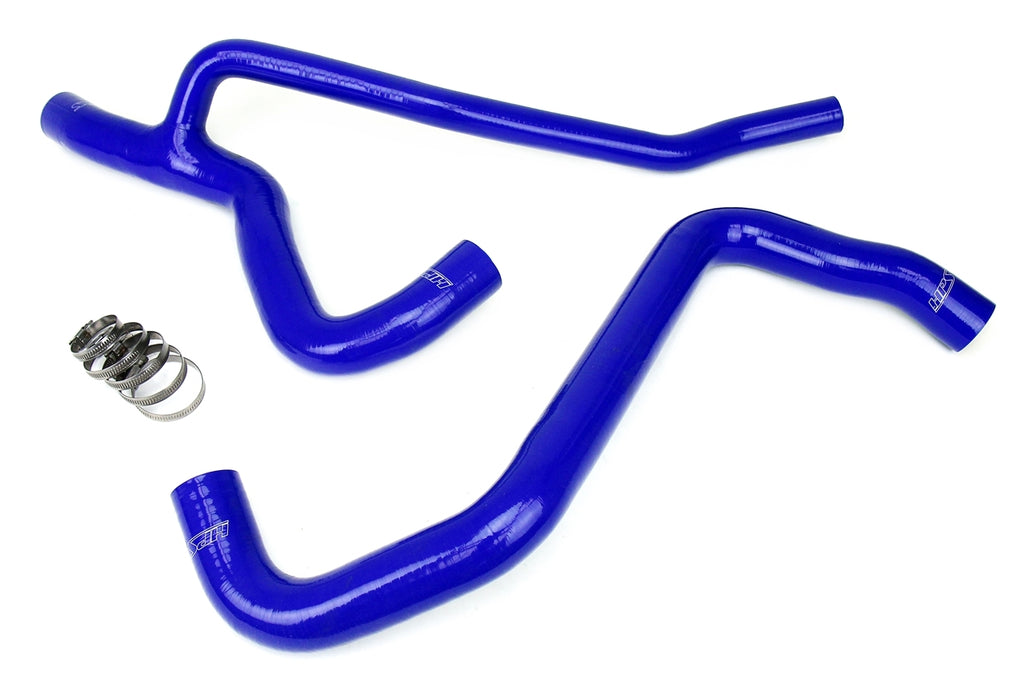 HPS 57-1014-BLUE Blue Silicone Radiator Hose For 2007-2010 Mustang GT V8