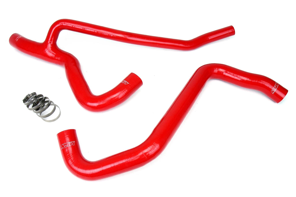 HPS 57-1014-RED Red Silicone Radiator Hose For 2007-2010 Mustang GT V8