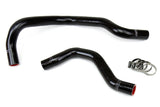 HPS 57-1016-BLK-2 Black Silicone Radiator Hose For 1988-1991 Civic with B16