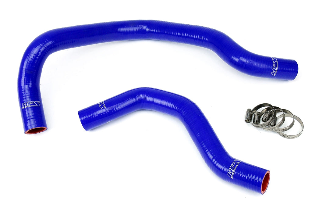 HPS 57-1016-BLUE-2 Blue Silicone Radiator Hose For 1988-1991 Civic with B16