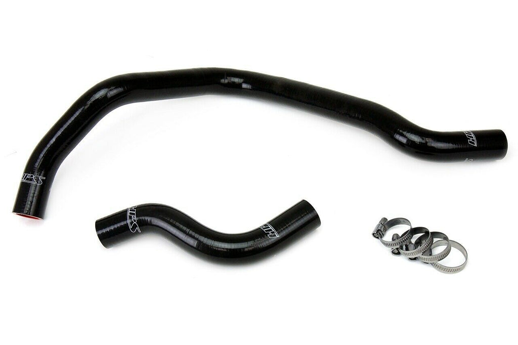 HPS 57-1018-BLK-1 Black Silicone Radiator Hose For 1992-2000 Civic SOHC D15 D16