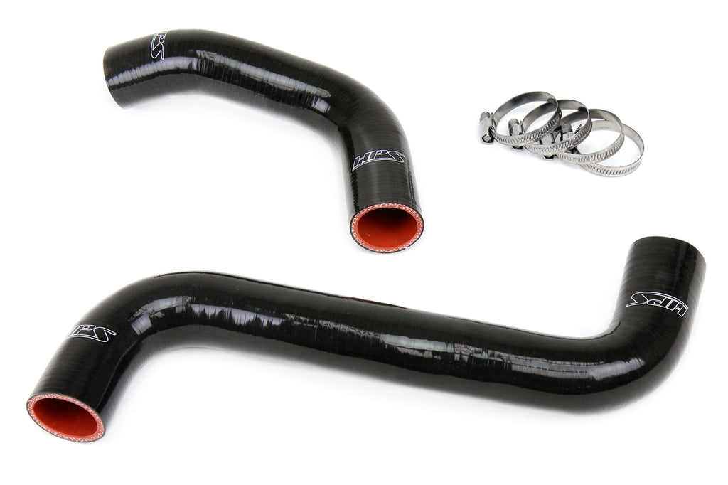 HPS 57-1064-BLK Black Silicone Radiator Hose For 08-21 2.5L Turbo WRX / STI