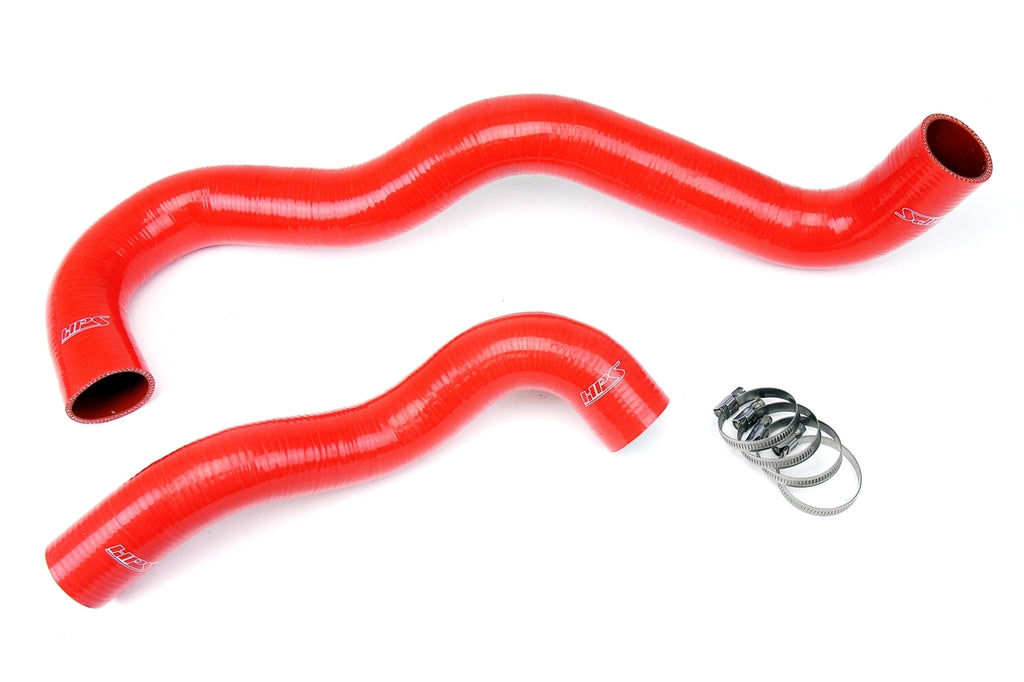 HPS Red Radiator Hose For 2003-2007 F450 6.0L Diesel w Twin Suspension