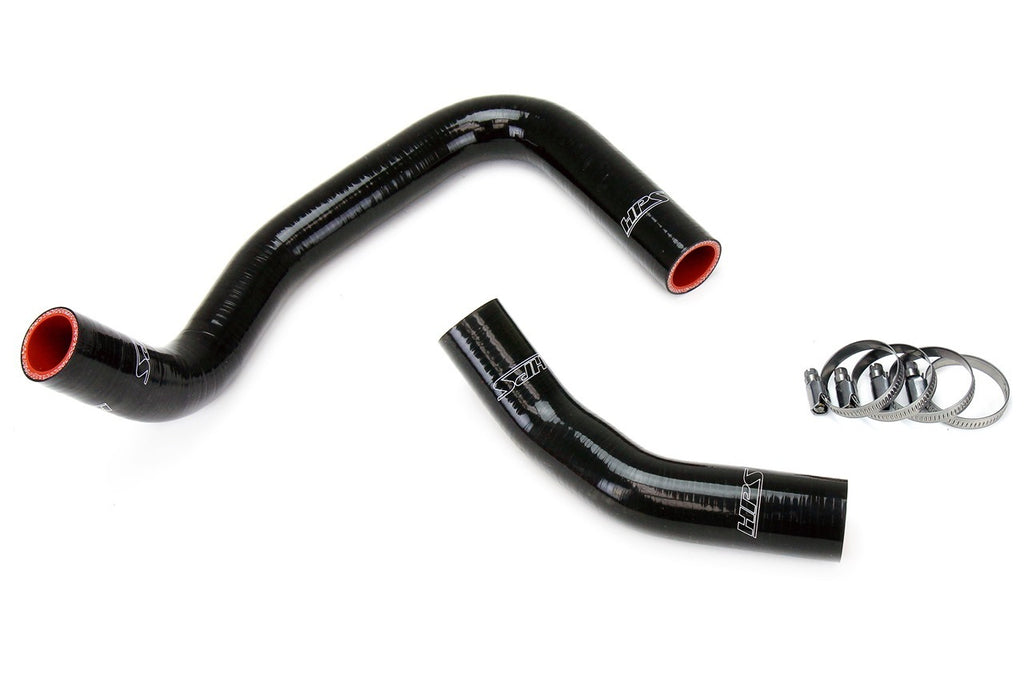 HPS 57-1202-BLK Black Silicone Radiator Hose For 1985-1987 Corolla AE86