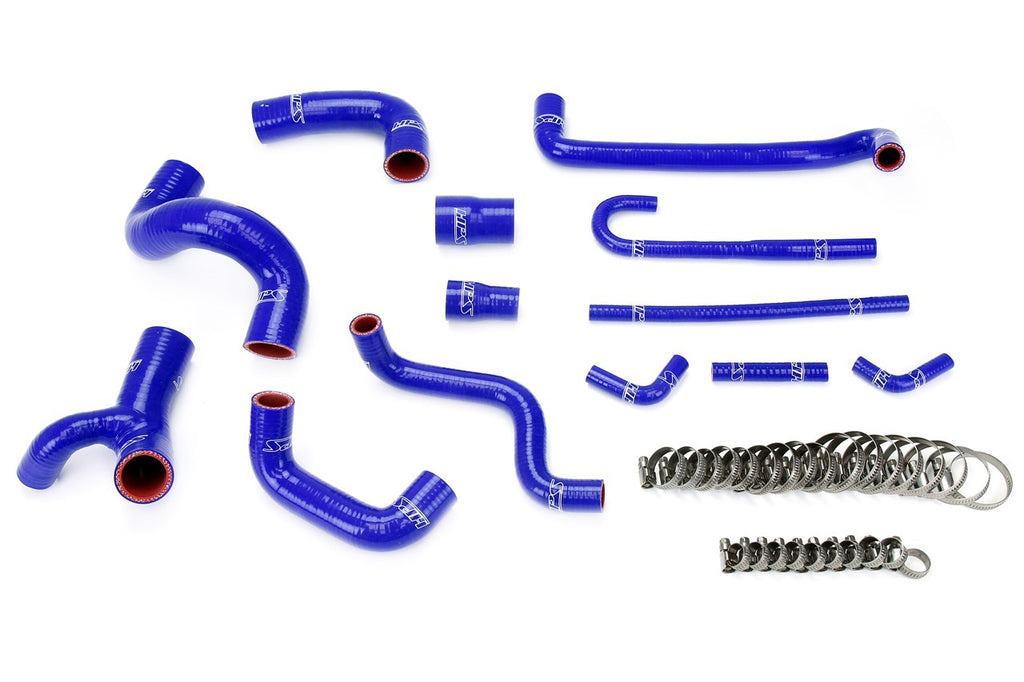 HPS Blue Silicone Radiator/Heater Hose For 1988-1991 E30 M3 Left Hand Drive