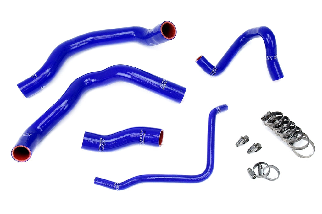 HPS 57-1211-BLUE Blue Silicone Radiator Hose For 2002-2008 Cooper S Supercharged