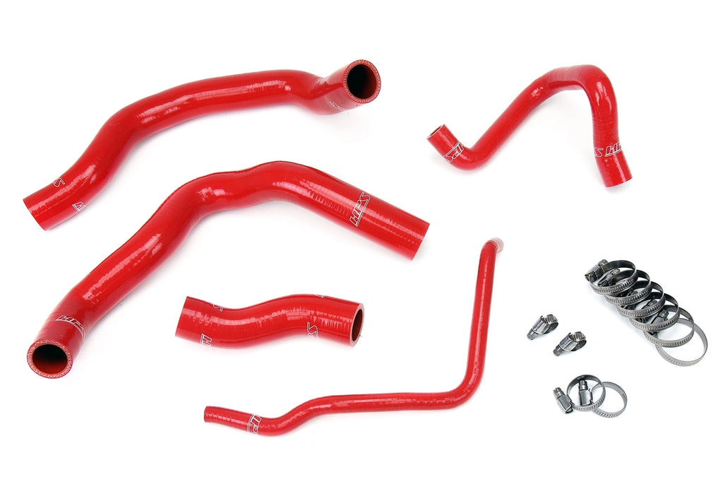 HPS 57-1211-RED Red Silicone Radiator Hose For 2002-2008 Cooper S Supercharged