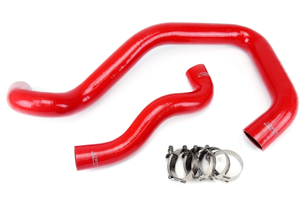 HPS Red Radiator Hose For 2003-2007 F450 6.0L Diesel w Mono Suspension