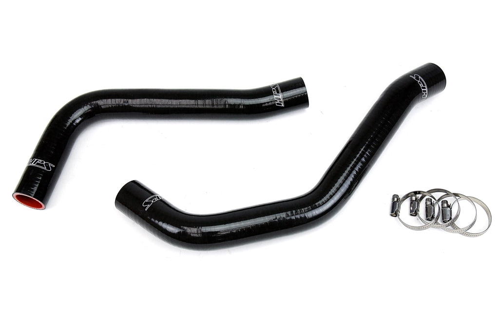 HPS 57-1215-BLK-1 Black Silicone Radiator Hose For 2005-2011 4Runner V6 4.0L