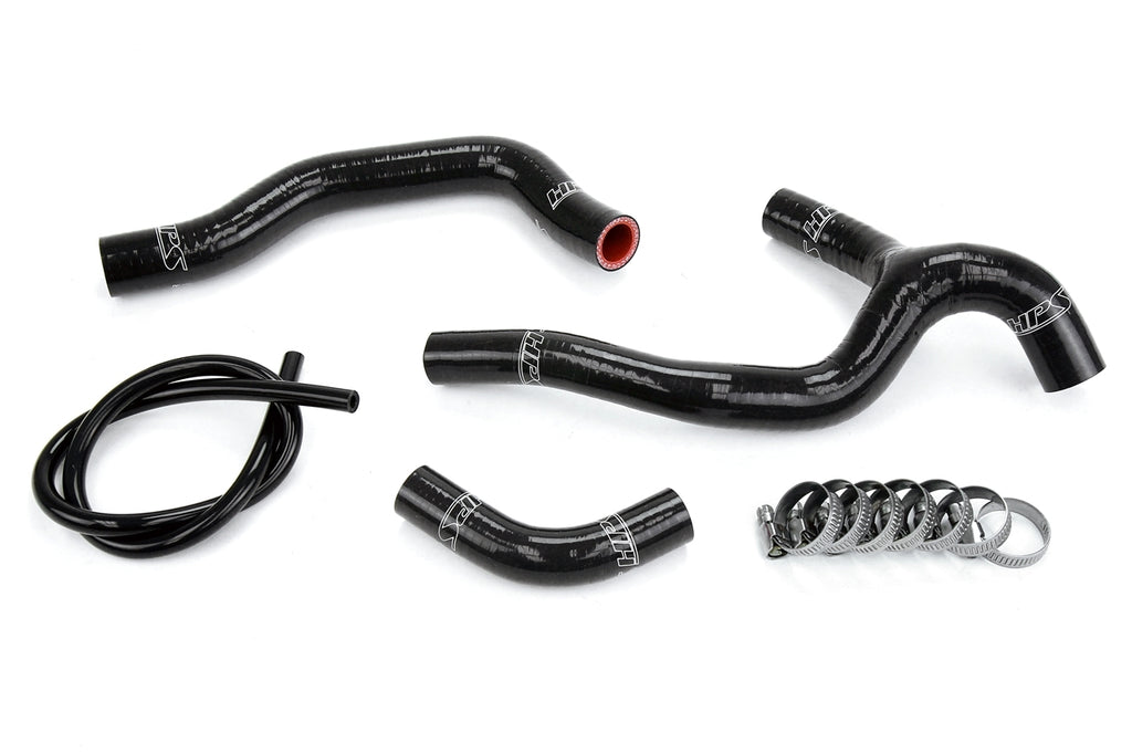 HPS 57-1237-BLK Black Silicone Radiator Hose For 2005-2008 CRF450R