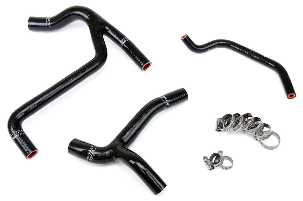 HPS 57-1243-BLK Black Silicone Radiator Hose For 2009-2009 KX450F