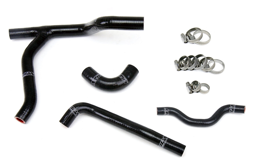 HPS 57-1245-BLK Black Silicone Radiator Hose For 2006-2008 KX250F