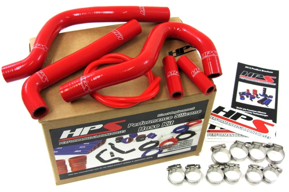 HPS 57-1247-RED Red Silicone Radiator Hose For 1994-2002 KX250