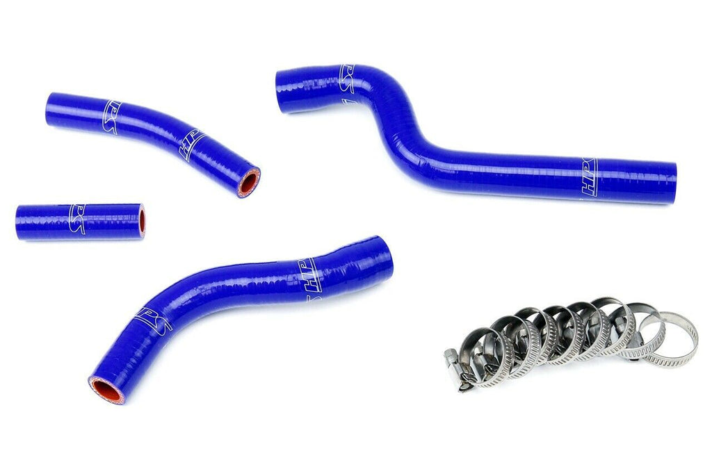 HPS 57-1261-BLUE Blue Silicone Radiator Hose For 2007-2009 YZ250F