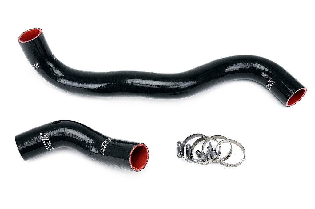 HPS 57-1267-BLK-1 Black Silicone Radiator Hose For 2005-2011 IS250 V6 2.5L