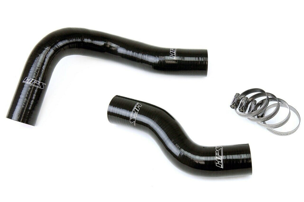 HPS 57-1270-BLK-2 Black Silicone Radiator Hose For 2007-2011 GS460 V8 4.6L