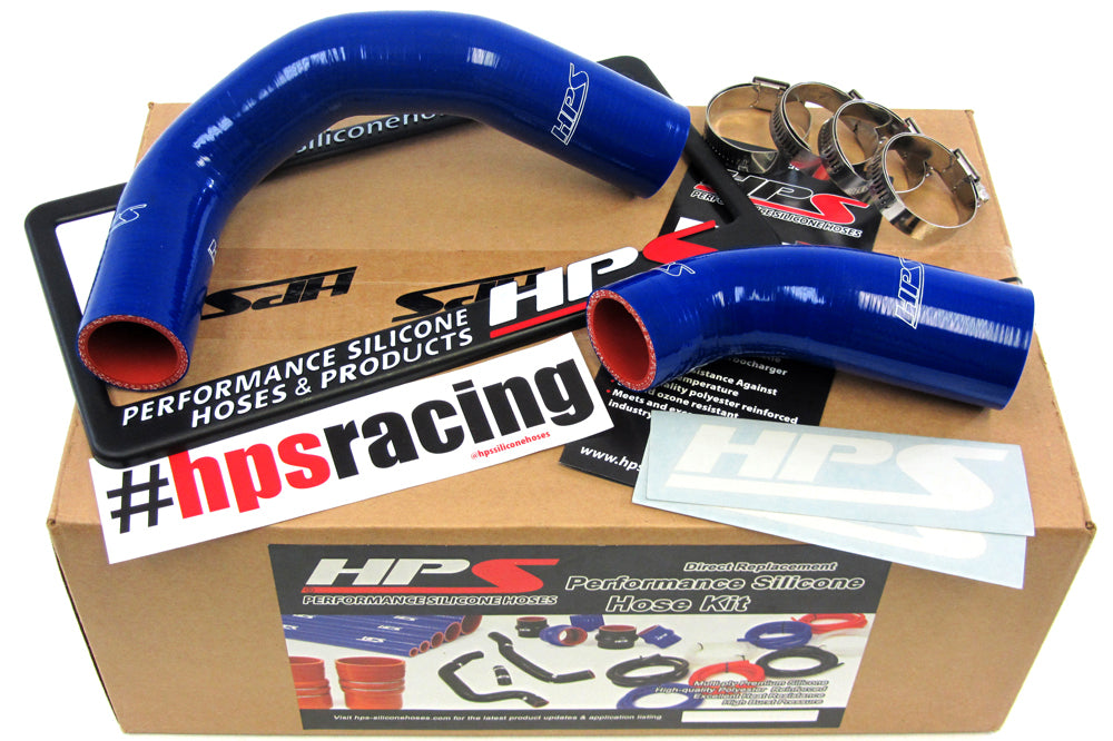 HPS 57-1280-BLUE Blue Silicone Radiator Hose For 03-04 Mustang SVT Cobra 4.6L V8