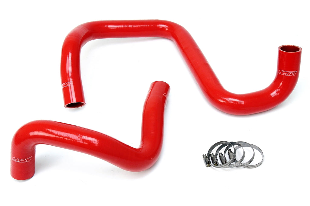 HPS Red Silicone Radiator Hose For 2012-2017 Wrangler JK & Unlimited 3.6L V6