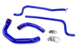 HPS Blue Radiator Hose Kit For 2002-2006 Wrangler TJ 4.0L Left Hand Drive