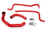 HPS Red Silicone Radiator/Heater Hose For 02-06 Wrangler TJ 4.0L Left Hand Drive