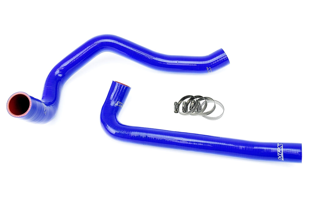 HPS 57-1299-BLUE Blue Silicone Radiator Hose For 1997-2002 Wrangler 2.5L 4Cyl