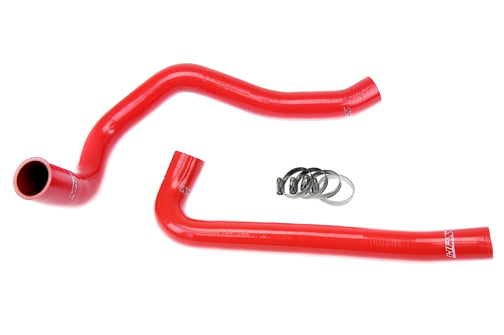 HPS 57-1299-RED Red Silicone Radiator Hose For 1997-2002 Wrangler 2.5L 4Cyl