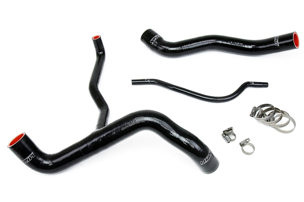 HPS 57-1304-BLK Black Silicone Radiator Hose For 2010-2011 Camaro SS 6.2L V8