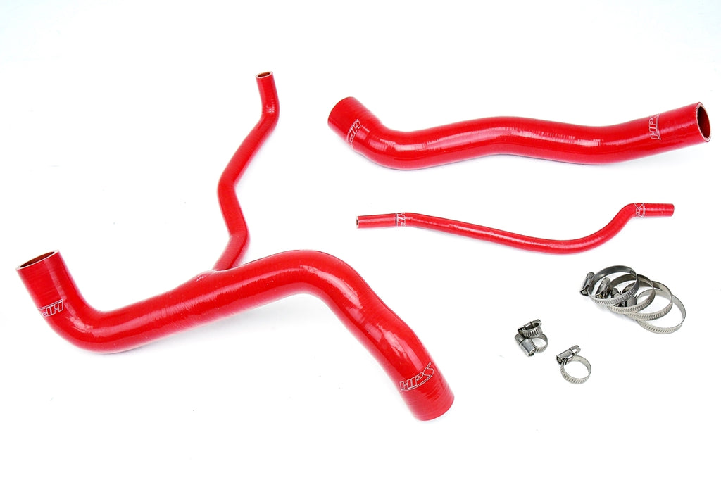 HPS 57-1304-RED Red Silicone Radiator Hose For 2010-2011 Camaro SS 6.2L V8