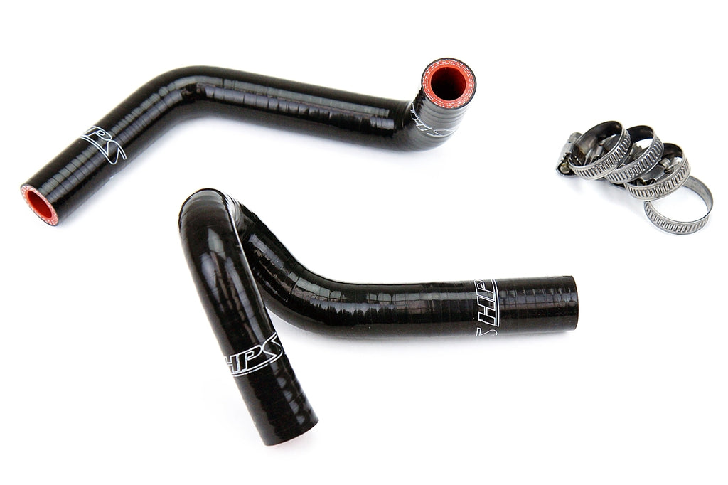 HPS 57-1310-BLK Black Silicone Heater Hose For 1994-1997 Miata 1.8L