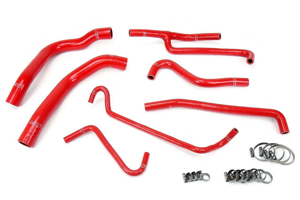 HPS 57-1330-RED Red Silicone Radiator/Heater Hose For 2011-2014 Mustang 3.7L V6