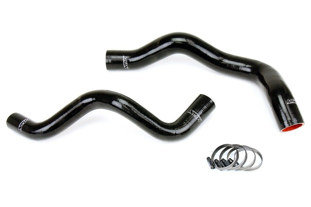 HPS 57-1332-BLK Black Silicone Radiator Hose For 1994-1995 Mustang Base V6 3.8L