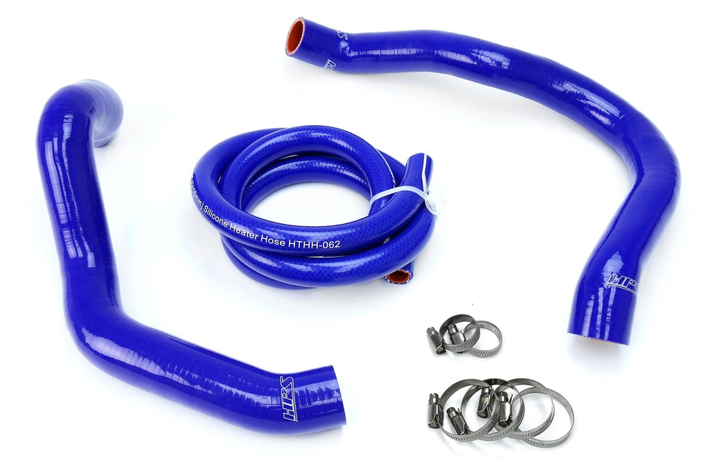 HPS 57-1338-BLUE Blue Silicone Radiator/Heater Hose For 91-01 Cherokee XJ 4.0L