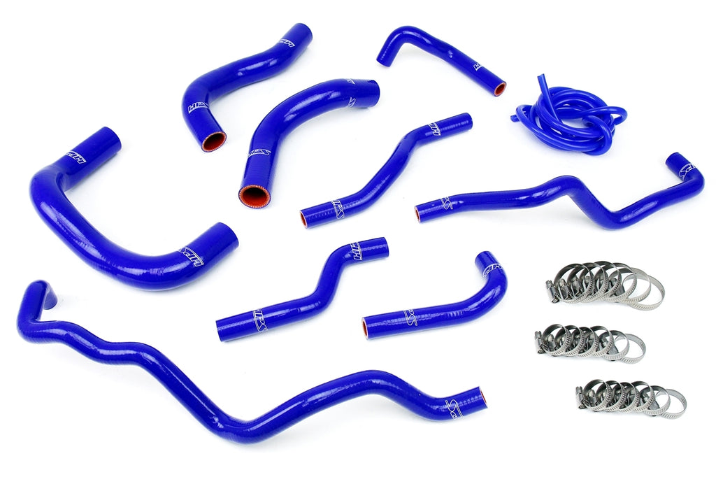 HPS 57-1341-BLUE Blue Silicone Radiator/Heater Hose For 2008-2014 iQ 1.3L 4cyl