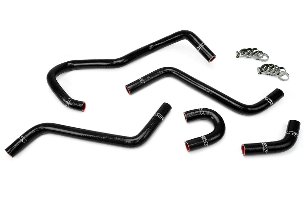 HPS 57-1345-BLK Black Silicone Radiator Hose For 2004-2007 YXR450 YXR660 Rhino