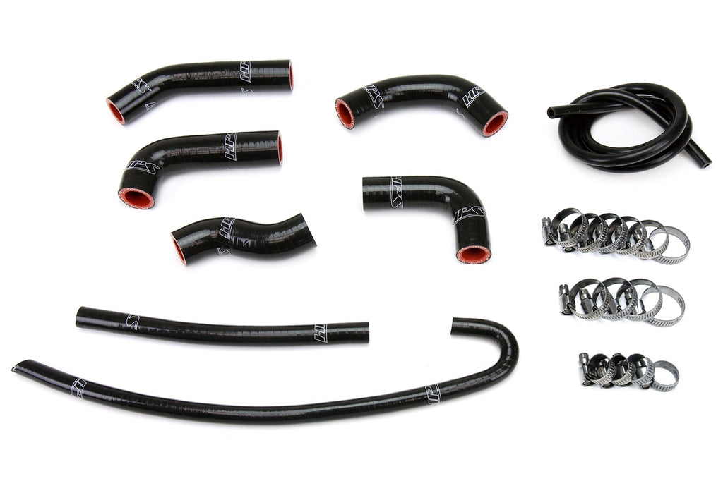 HPS 57-1377-BLK Black Silicone Radiator Hose For 2000-2010 XR650R