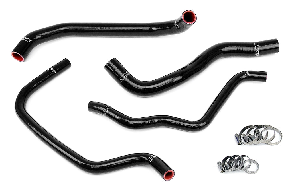 HPS 57-1389-BLK-1 Black Silicone Radiator/Heater Hose For 2008-2012 Accord 2.4L