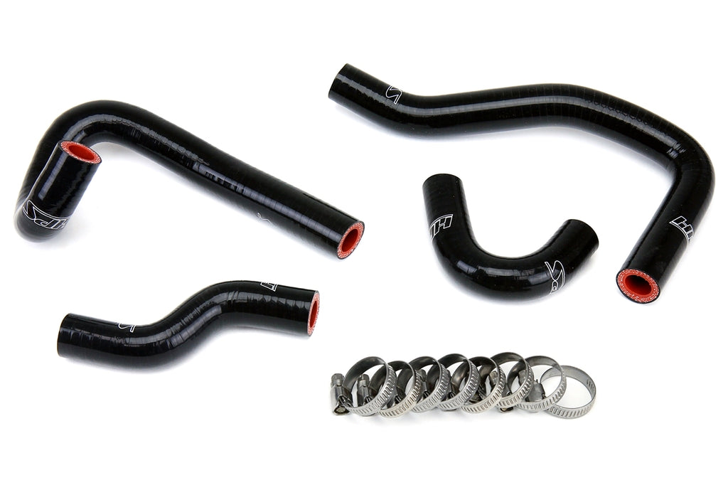 HPS 57-1396-BLK Black Silicone Heater Hose For 1993-1995 RX7 FD3S