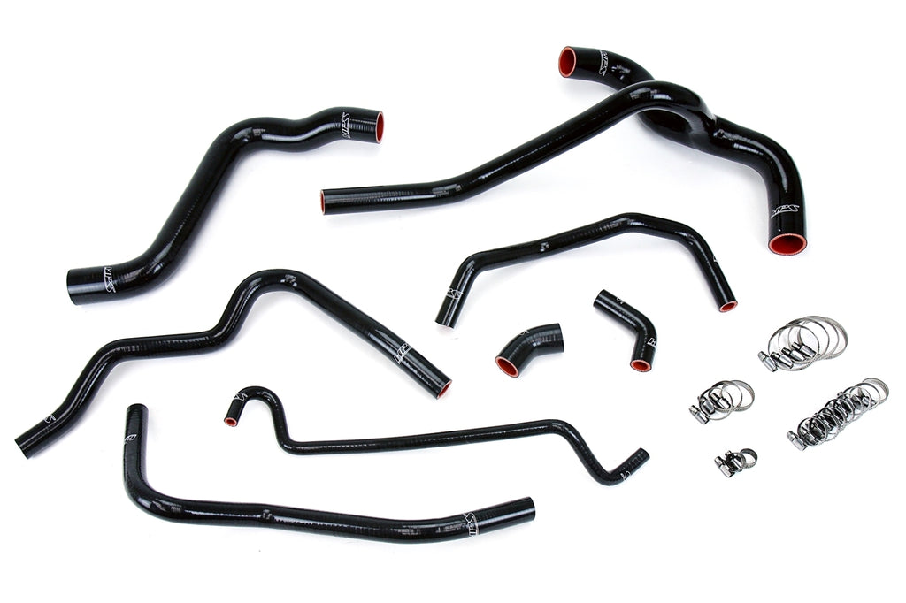 HPS 57-1400-BLK Black Silicone Radiator/Heater Hose For 05-10 Mustang 4.0L V6