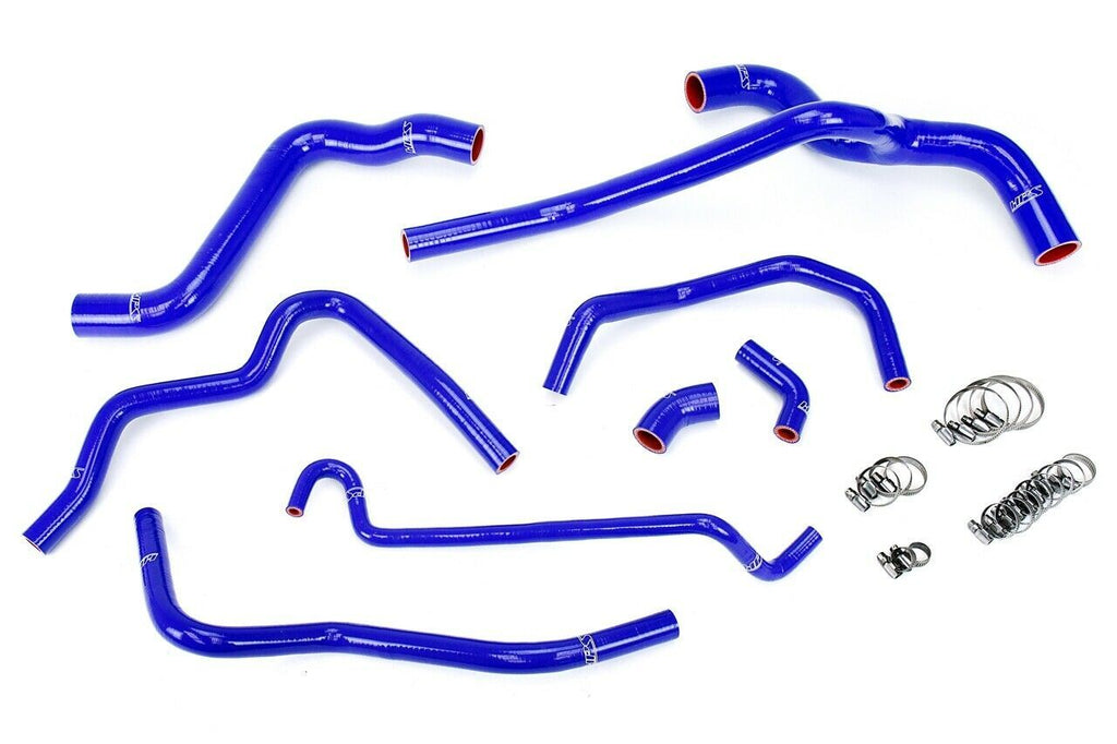 HPS 57-1400-BLUE Blue Silicone Radiator/Heater Hose For 05-10 Mustang 4.0L V6