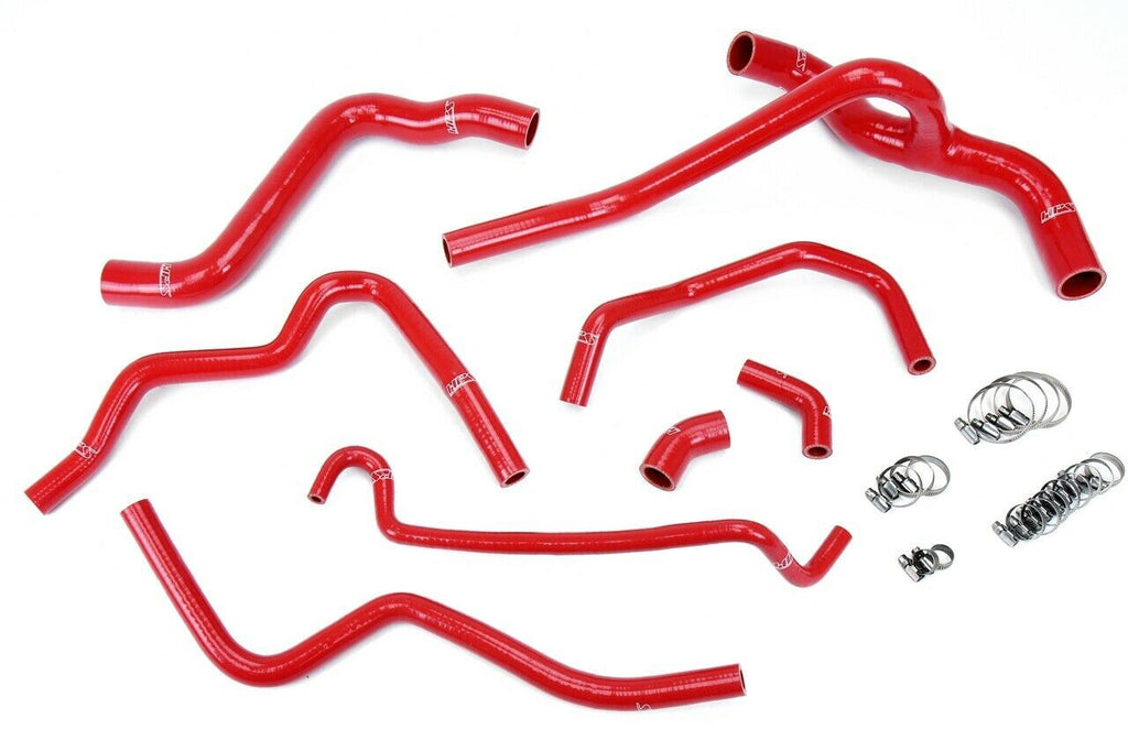 HPS 57-1400-RED Red Silicone Radiator/Heater Hose For 2005-2010 Mustang 4.0L V6