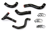 HPS 57-1411-BLK Black Silicone Radiator/Heater Hose For 1990-1993 Miata 1.6L